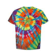 Dyenomite Short Sleeve Rainbow Cut - Spiral T - shirt