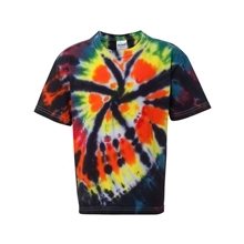 Dyenomite Youth Rainbow Cut - Spiral T - shirt