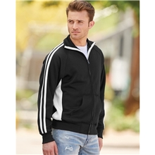 J. America - Mens Vintage Polyester Fleece Track Jacket