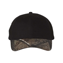 Kati - Solid Crown with Camo Visor Cap