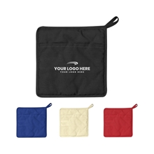 Quilted Cotton Canvas Pot Holder