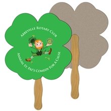 Clover Recycled Hand Fan - Paper Products