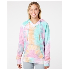 MV Sport - Womens Courtney Burnout V - Notch Hooded Sweatshirt