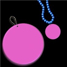 2 1/2 MEDALLION BADGES - Pink Circle