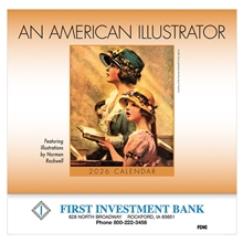 An American Illustrator Wall Calendar 2026 Stapled
