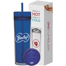 16 oz Tube Tumbler Hot Cold Gift Set