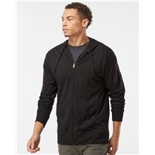 Independent Trading Co. Lightweight Jersey Hooded Full - Zip