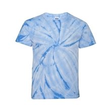 Dyenomite Youth Cyclone Vat - Dyed Pinwheel Short Sleeve T - Shirt