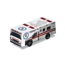 Foldable Die - Cut Ambulance, Full Color Digital