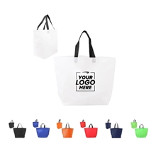 Two - Tone Heat Sealed Non - Woven Tote Bag