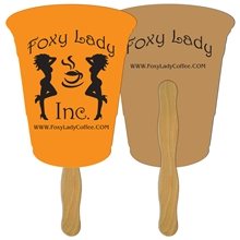 Cup Fast Hand Fan (2 Sides) - Paper Products