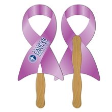 Ribbon Fast Hand Fan (2 Sides) - Paper Products