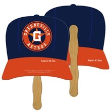 Baseball Cap Fast Hand Fan (2 Sides) - Paper Products