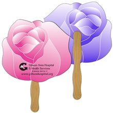 Flower Fast Hand Fan (2 Sides) - Paper Products