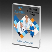 PhotoImage(R) Rectangle Paperweight - 3 x 5 x 1/2