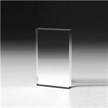 Rectangular Acrylic Paperweight - 4 x 6 x 1/2