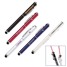 2 in 1 Soft - Touch Stylus and Laser Pointer
