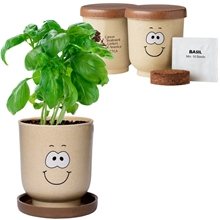 Goofy Grow Pot Eco - Planter w / Basil Seeds