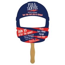Helmet Front Fast Hand Fan (2 Sides) - Paper Products