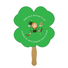 Clover Fast Hand Fan (1 Side) - Paper Products