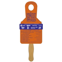 Paint Brush Fast Hand Fan (1 Side) - Paper Products