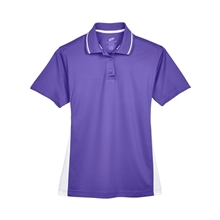 UltraClub Ladies Cool Dry Sport Two - Tone Polo