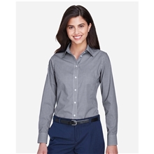 Devon Jones - Womens Crown Collection(R) Gingham Check Woven Dress Shirt