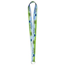 1 Textured Polyester Multi - Color Sublimation Lanyard