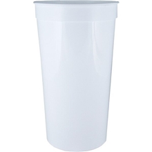 32 oz Classic Smooth Walled Plastic Stadium Cup with our RealColor360 Imprint