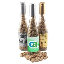 Champagne Bottle with Cashews