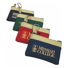 The Safari Classic Zip Pouch w / Key Ring