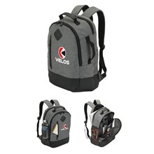 Grey Polyester Madison Backpack