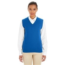 Harriton Ladies Pilbloc(TM) V - Neck Sweater Vest