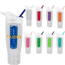 28 Oz Polyclean Color Fruit Fusion Water Bottle