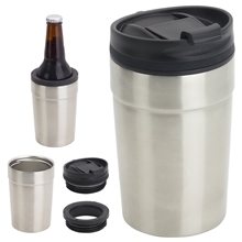 Carousal 12 oz Copper - Coated Tumbler + Can Cooler