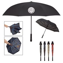 48 Arc Tartan Inversion Umbrella