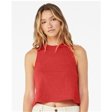 BELLA + CANVAS - Womens Racerback Crop Tank