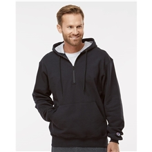 Champion - Cotton Max Hooded Quarter - Zip Sweatshirt