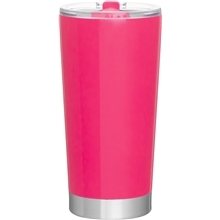 20 oz Frost Stainless Steel Tumbler - Neon Pink