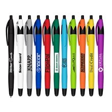 iWriter(R) Smooth - Soft Touch Rubberized Ball Point Pen Stylus - Black Ink
