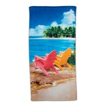Custom Fiber Reactive Beach Towel