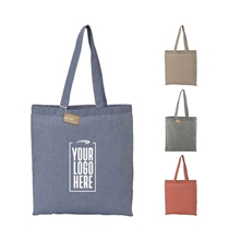 Eco - Friendly 5 oz Recycled Cotton Twill Tote Bag