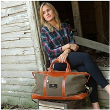 Pine Canyon Leather Duffel