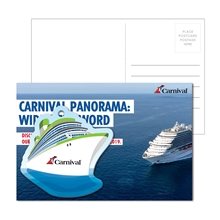 Post Card With Full - Color Cruise Ship Luggage Tag