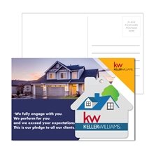 Post Card With Full - Color House Luggage Tag