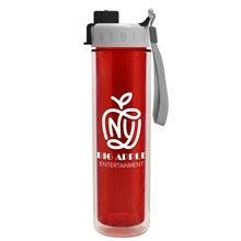 The Chiller 16 oz Double Wall Insulated Bottle With Quick Snap Lid
