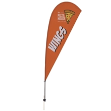 9.5 Value Teardrop Sail Sign Kit (Single - Sided with Ground Spike)