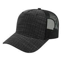 Five Panel Poly / Rayon with Mesh Back Cap