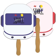 Astronaut Hand Fan Full Color (2 Sides) - Paper Products
