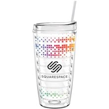 16 oz Made In The U.S.A Tumbler W / Lid Straw